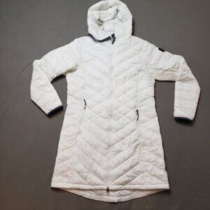 Lole Packable Long Puffer Jacket White Womens Size Medium